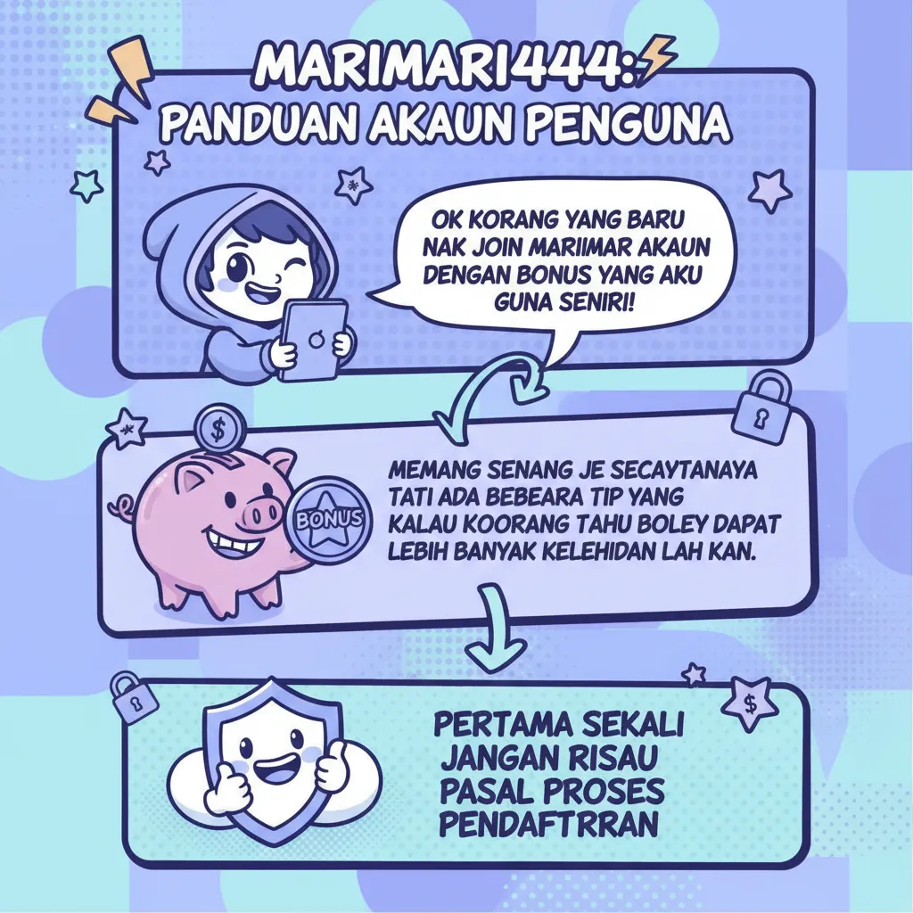 Panduan Daftar Akaun marimari444 & Bonus