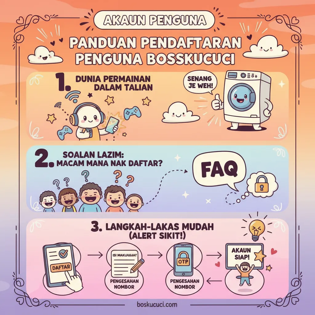 Panduan Pendaftaran Pengguna Bosskucuci