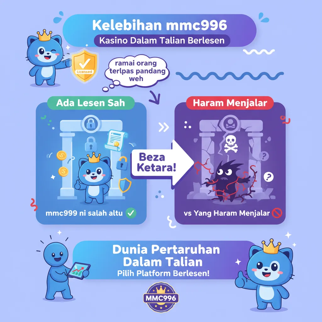 Kelebihan mmc996: Kasino Dalam Talian Berlesen