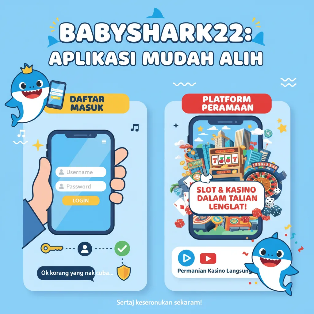 Cara Daftar Masuk Babyshark22 & Aplikasi Mudah Alih