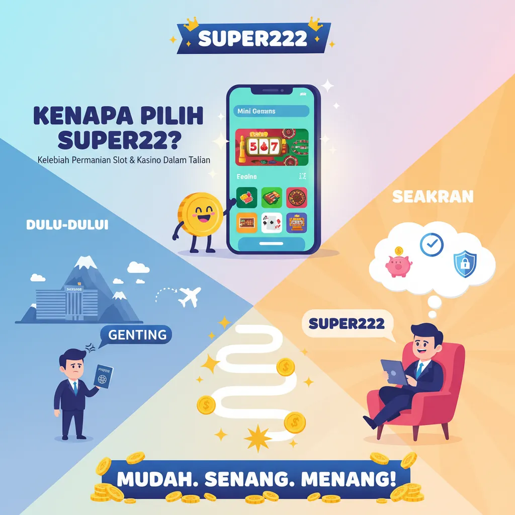 Super222: Kelebihan Permainan Slot & Kasino Dalam Talian
