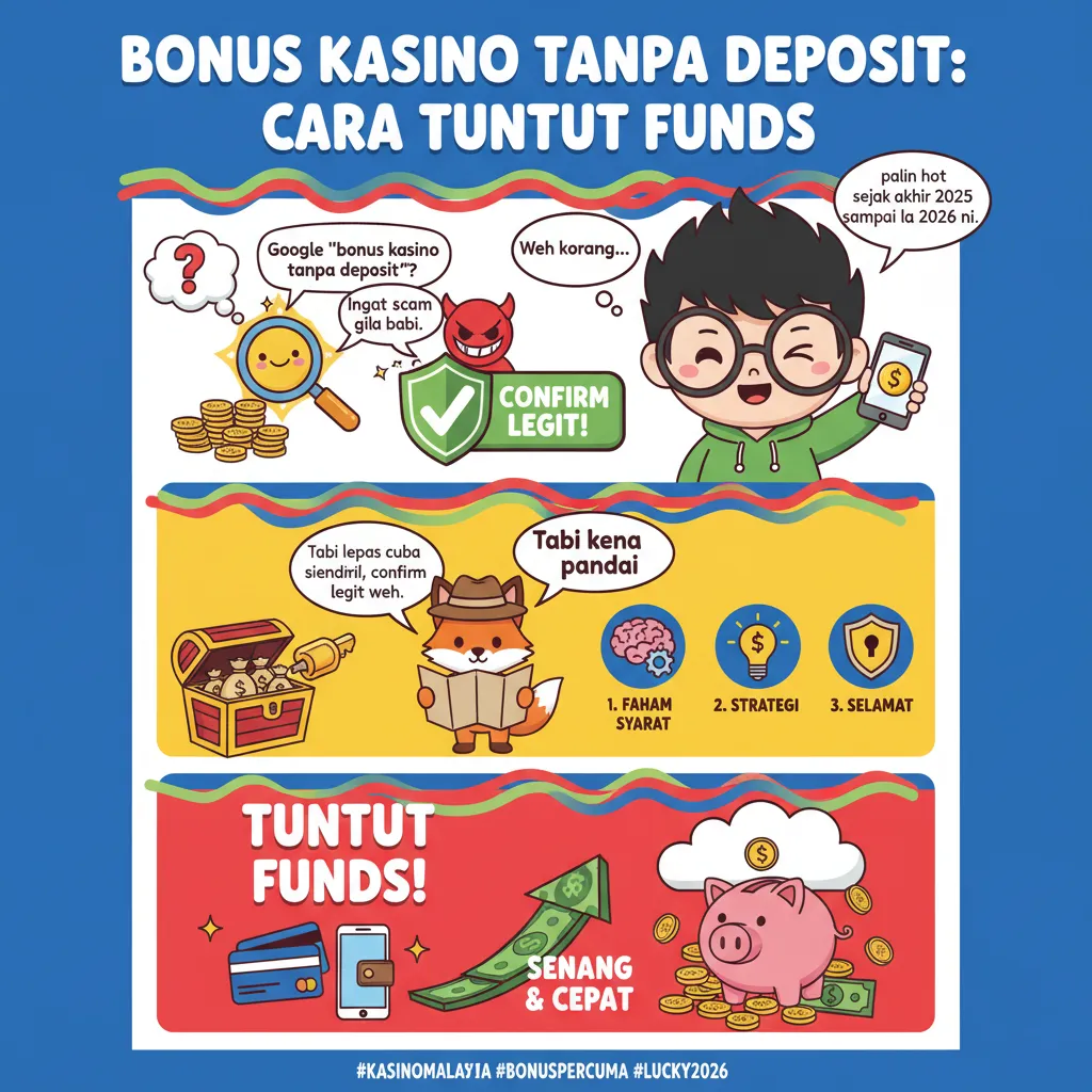 Bonus kasino tanpa deposit: Cara tuntut funds