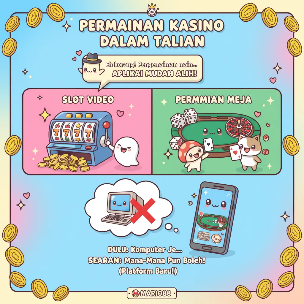 Mario88: Pengalaman Slot Video & Kasino Mudah Alih