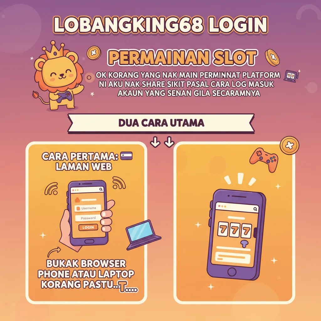 Cara Log Masuk Akaun & Permainan Slot