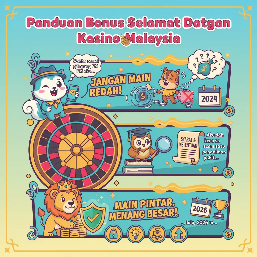 Panduan Bonus Selamat Datang Kasino Malaysia