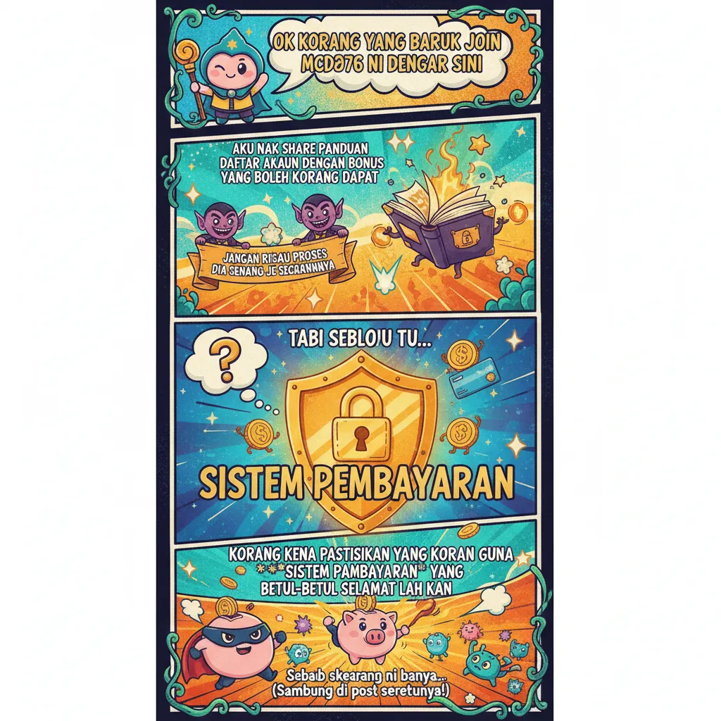 Panduan Daftar Akaun mcd76 & Bonus