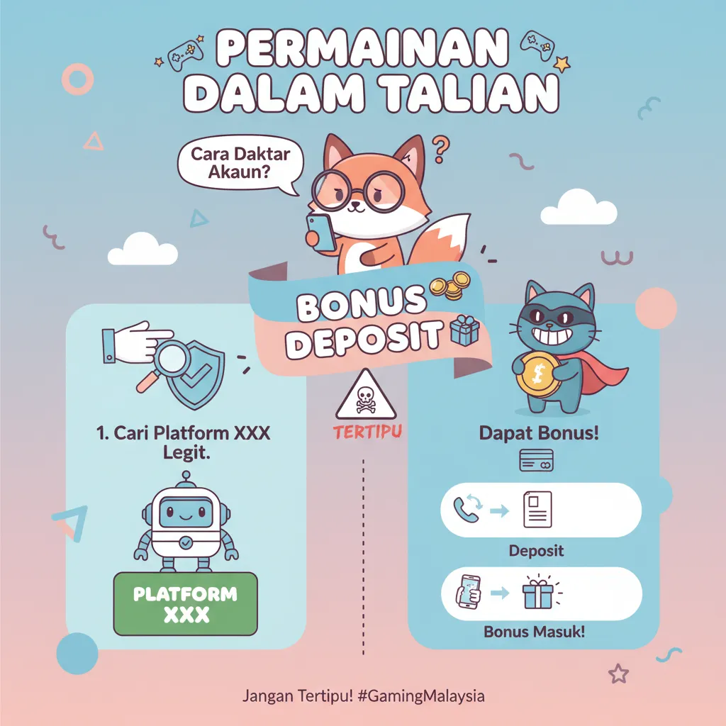 Cara Daftar Akaun Dato Judi dan Tuntut Bonus Deposit