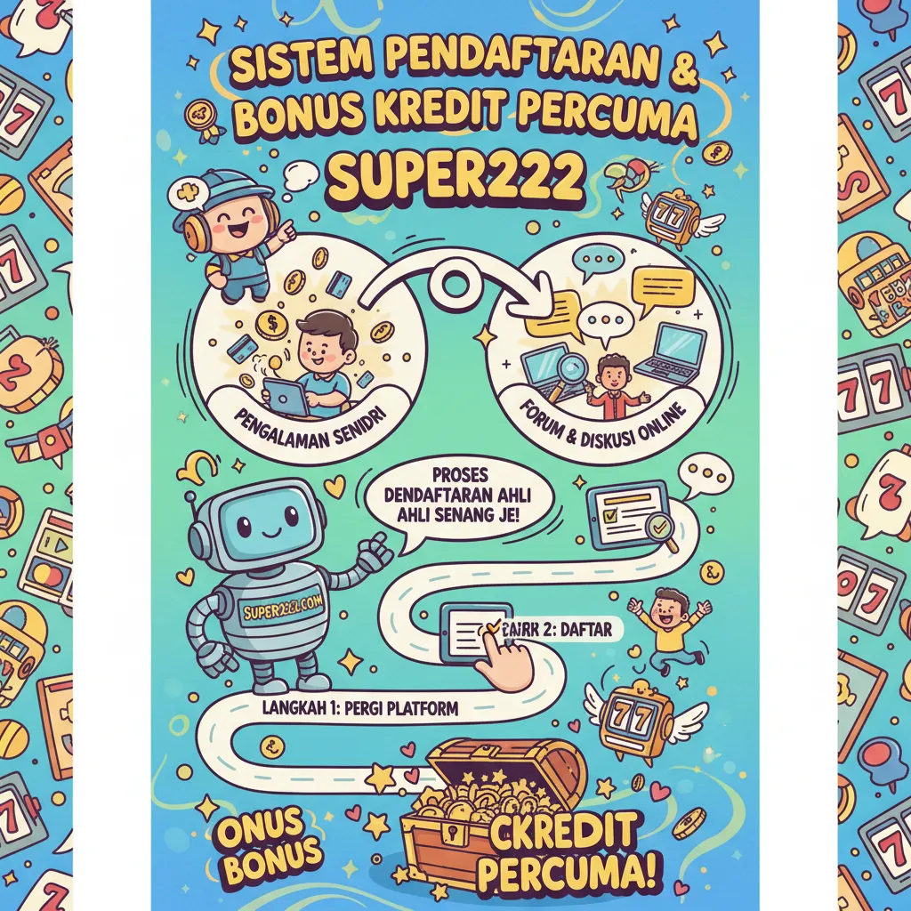 Sistem Pendaftaran & Bonus Kredit Percuma Super222