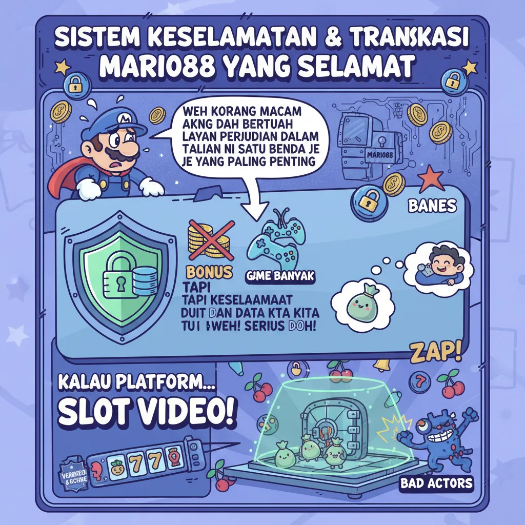Sistem Keselamatan & Transaksi Mario88 Yang Selamat
