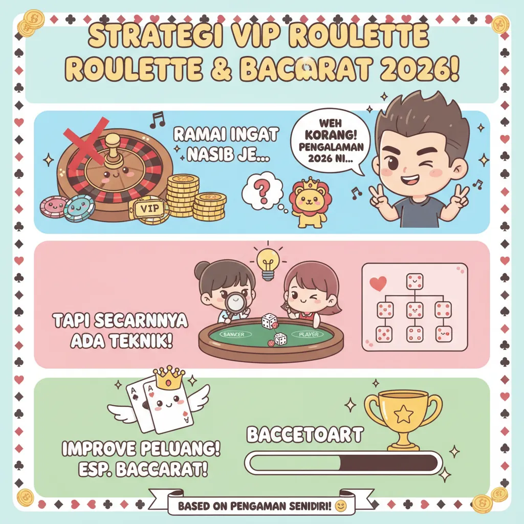 Strategi VIP Roulette dan Baccarat